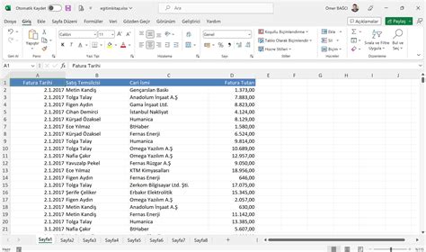 Microsoft Excel'de Pivot Tablo Oluşturma Nasıl Yapılır?